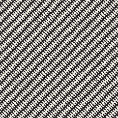 Hand drawn seamless pattern. Abstract geometric shapes background in black and white. Vector ethnic grungy texture.