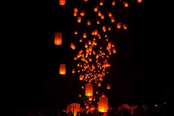 BOROBUDUR, May 29th 2018: Lampion Festival of Vesak