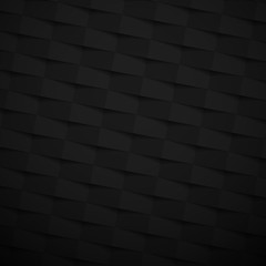 Black paper textured background with geometric pattern.