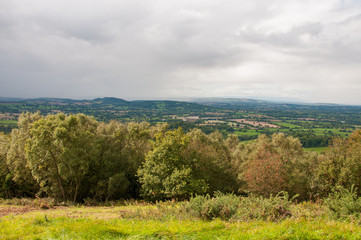 Obraz premium Malvern hills of England in the springtime.