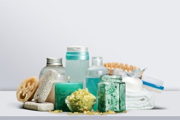 Spa set: Aromatherapy bottles with scrub