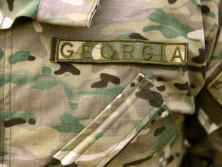Georgia army uniform. Georgian troops © Bumble Dee