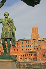 Skulptur von Roman Emperor Augustus in Rom