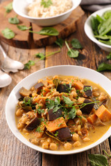 vegetable curry bowl