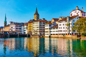 Fototapeta na wymiar Old Town of Zurich, Switzerland