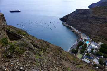 View down Jacobs Ladder St Helena