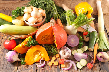 assorted autumn vegetable