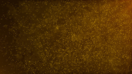 Gold Particles Background