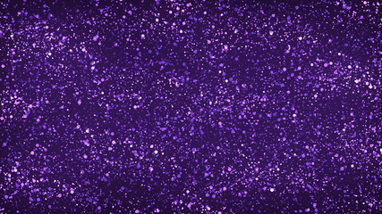 Purple Glitter Particles Background