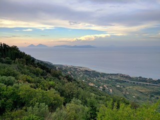 Obraz premium Landscape of nature and sea 