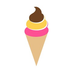 Ice Cream icon - Simple Illustration 