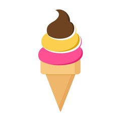 Ice Cream icon - Simple Illustration 