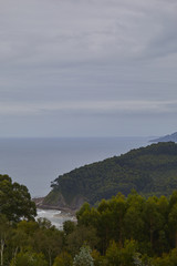 Bahía en Asturias, España