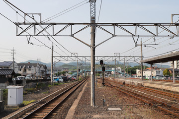 Obraz na płótnie Canvas the Soja station at the Okayama japan