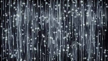 Stars Silver Particles Background