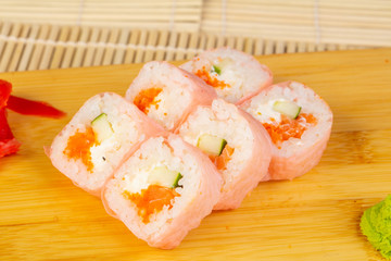 Delicious mamenori rolls