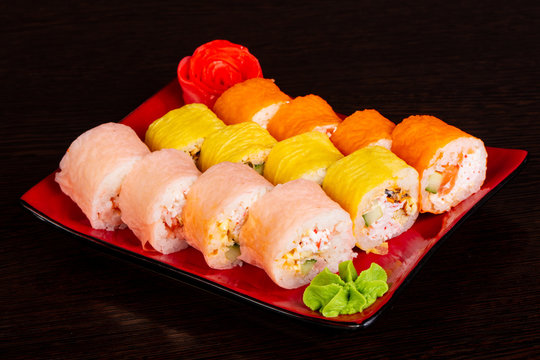 Japanese mamenori roll
