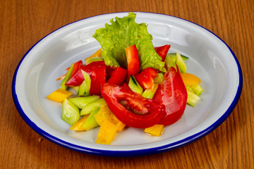 Vegetable tomato salad