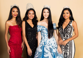 Miss Beauty Pageant Queen Contest in Asian Gown © Jade