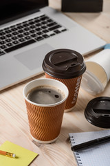Refreshing coffee for tired employee