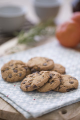 Galletas con pepitas de chocolate