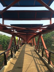 Fototapeta na wymiar connecting bridge