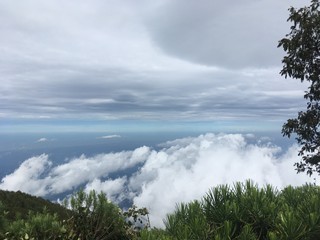 Obraz premium bright clouds at altitude