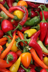 Paprika auf dem Markt