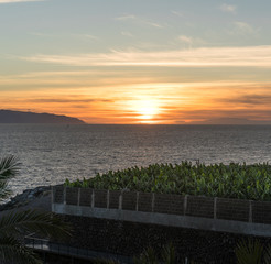 Sunset over the Atlantic ocean, Spain, Tenerife, an image taken during a vacation  © Olga Barilo