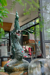 King of naga sculpture