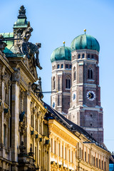 Fototapeta premium Famous Munich Cathedral - Liebfrauenkirche