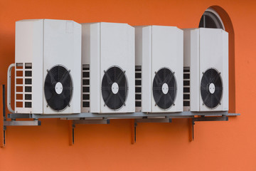 Air conditioning compressors newly installed