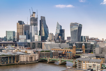 Obraz premium London downtown with River Thames