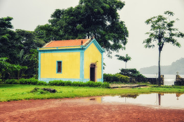 Sao Tome, typical house