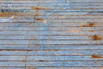 pattern of a n old rotten wooden plank in blue
