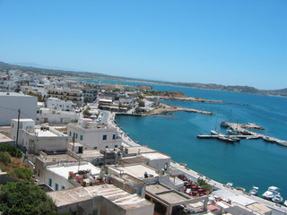 Naklejka premium Chora town Naxos Island Cyclades Greece