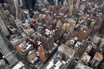 Fototapeta premium View from Empire State Building towards Midtown