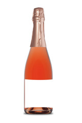 Rose sparkling wine bottle - 220962169