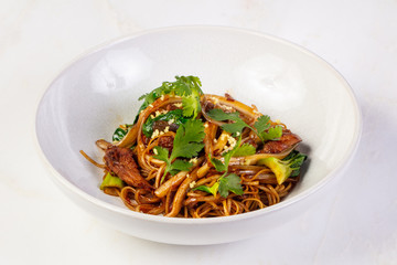 Egg noodle with sauce