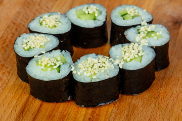 Maki with cucumber
