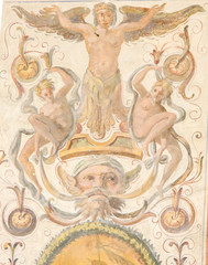 Fototapeta na wymiar Fresco at the Palazzo Vecchio in Florence