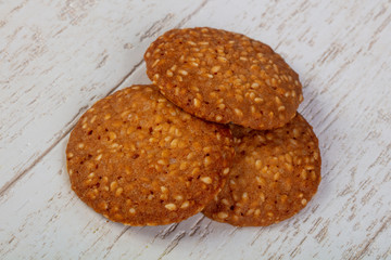 Delicious sesame cookies