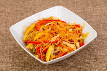 Glass noodle with vegetables
