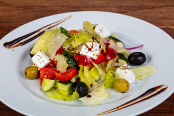Traditional Greek salad