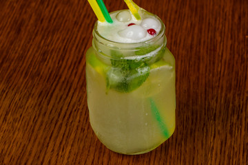 Homemade Mojito drink