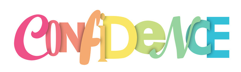 CONFIDENCE letters banner