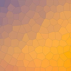Blue and orange Little hexagon in square shape background illustration.