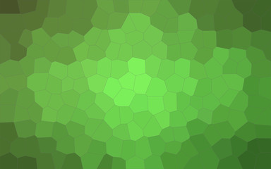 Fototapeta na wymiar Illustration of green Middle size hexagon background.