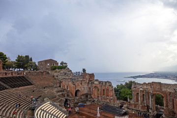 Teatro antico di Taormina, Sicilia,Italy