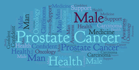 Fototapeta premium Prostate Cancer word cloud.